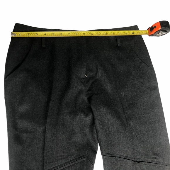 Vintage Jason Wu Moto Style Wool Zipper Trousers Gray 6 - Picture 9 of 16